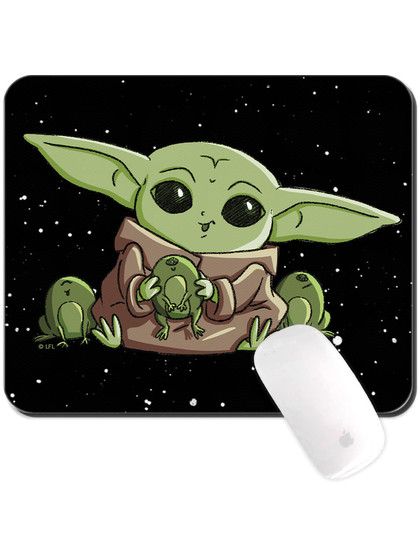 Star Wars - Baby Yoda With Frogs Musmatta