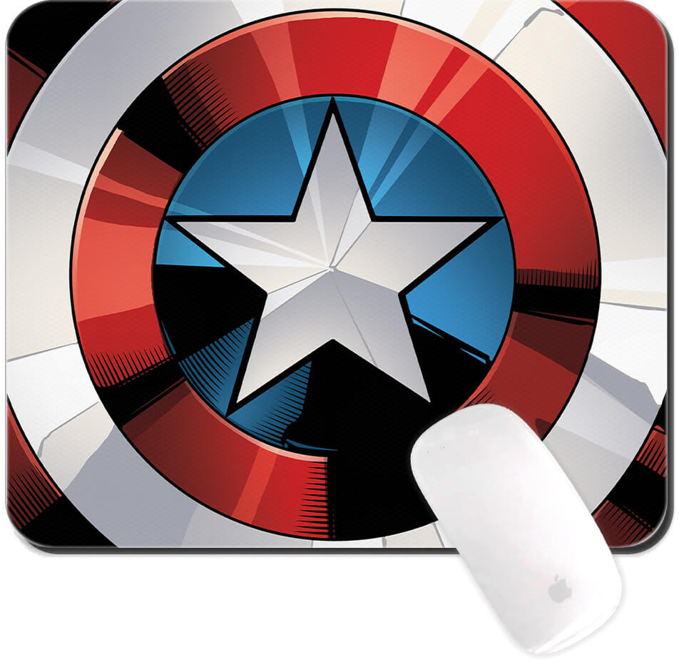 Läs mer om Marvel - Captain America Shield Musmatta