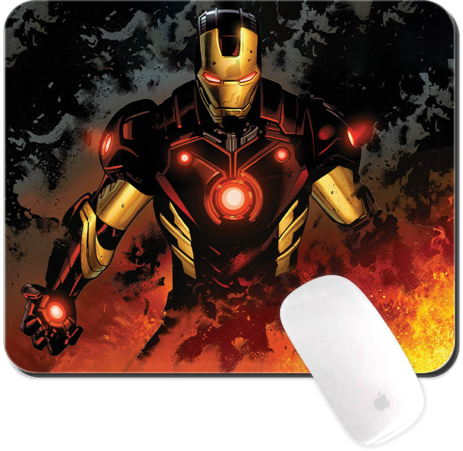 Läs mer om Marvel - Iron Man Fire Musmatta