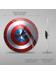 Marvel - Captain America Shield Glossy Väggklocka