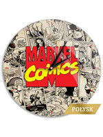 Marvel - Marvel Logo Comic Glossy Väggklocka