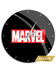 Marvel - Marvel Logo Black Glossy Väggklocka