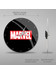 Marvel - Marvel Logo Black Glossy Väggklocka