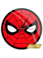 Marvel - Spider-Man Mask Glossy Väggklocka