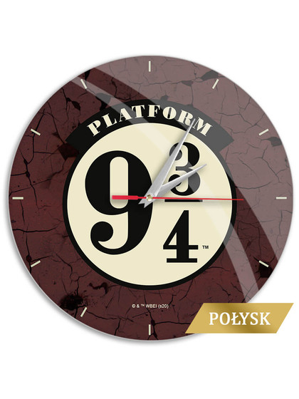 Harry Potter - Platform 9 3/4 Glossy Väggklocka