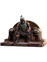 Star Wars: The Mandalorian - Boba Fett on Throne Premier Collection - 1/7