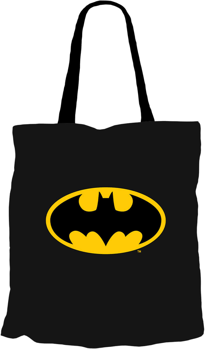 Batman - Batman Logo Black Tygpåse