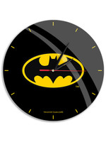 DC Comic - Batman Logo Black Glossy Väggklocka