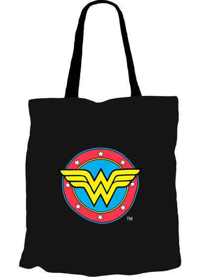 Wonder Women - Wonder Women Logo Black Tygpåse
