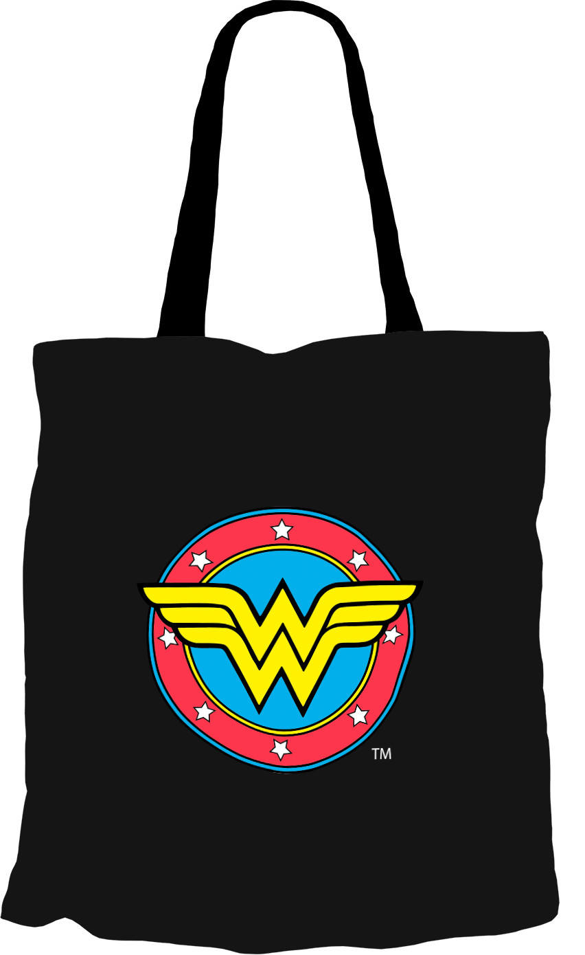 Wonder Women - Wonder Women Logo Black Tygpåse