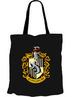 Harry Potter - Hufflepuff Logo Black Tygpåse 