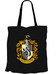 Harry Potter - Hufflepuff Logo Black Tygpåse 