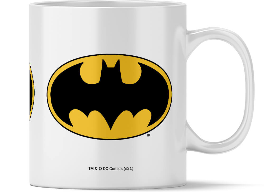 Läs mer om DC Comic - Batman Logo White Mug