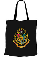 Harry Potter - Hogwarts Logo Black Tygpåse