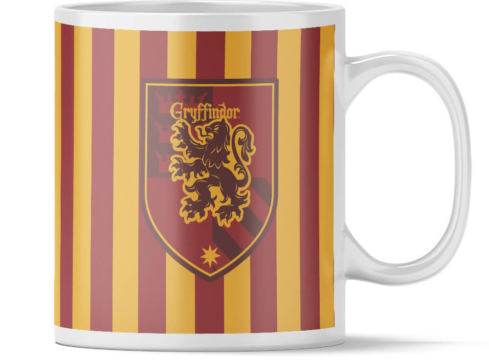 Läs mer om Harry Potter - Gryffindor Striped Mug