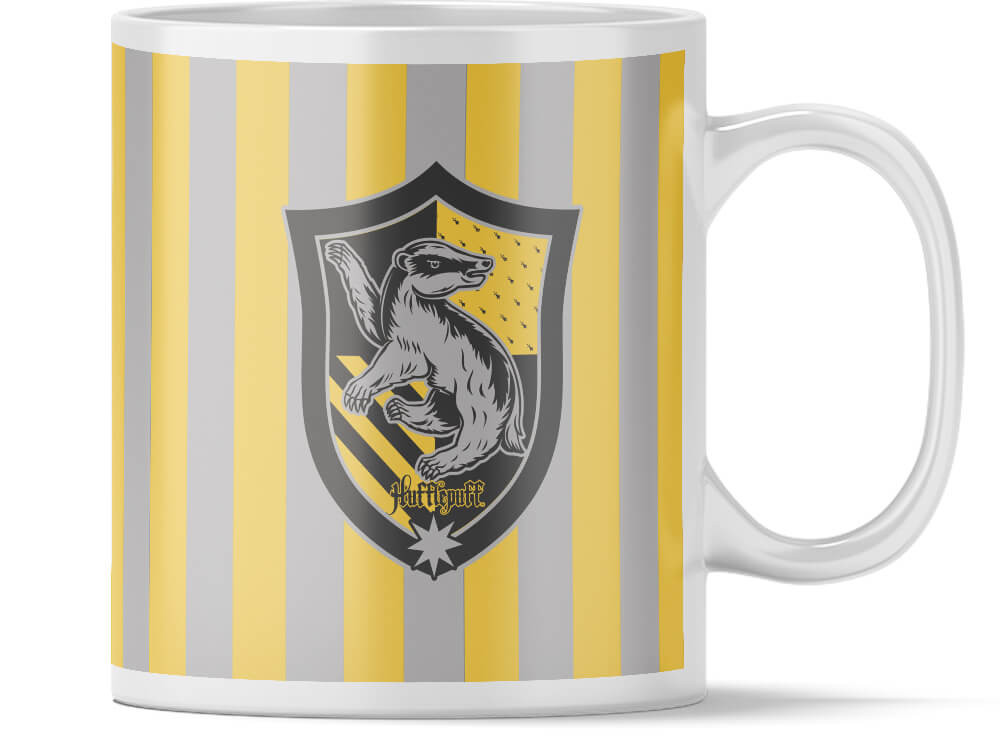 Läs mer om Harry Potter - Hufflepuff Striped Mug
