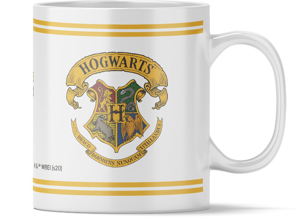Läs mer om Harry Potter - Hogwarts Logo White Mug