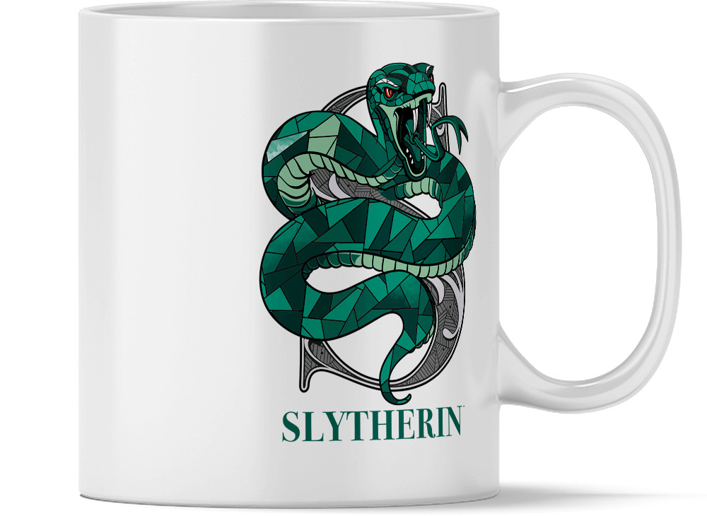 Läs mer om Harry Potter - Slytherin Snake White Mug