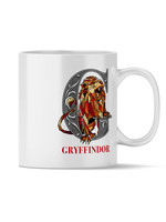 Harry Potter - Gryffindor Lion White Mug