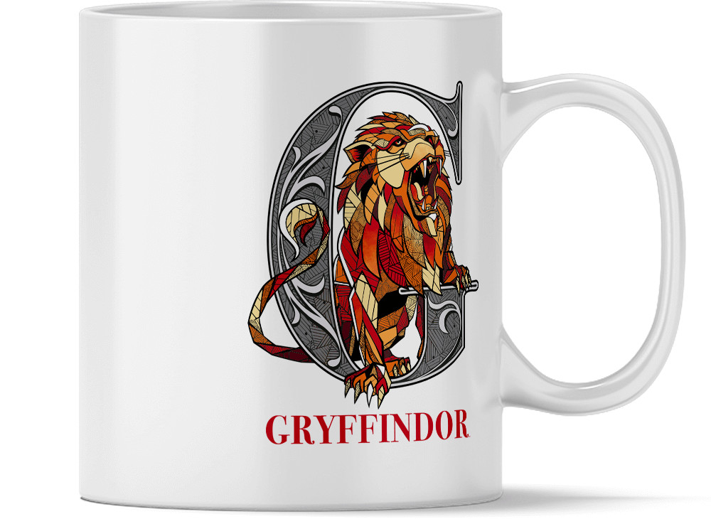 Harry Potter - Gryffindor Lion White Mug