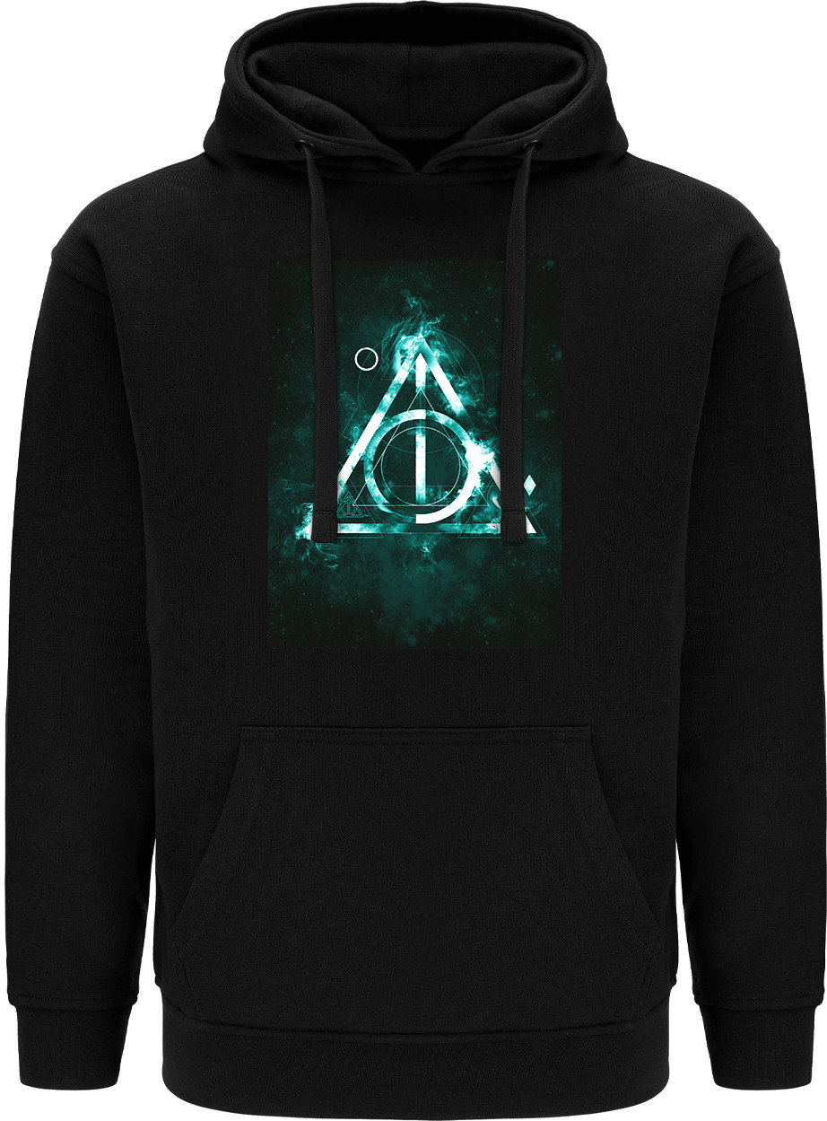 Läs mer om Harry Potter - Deathly Hallows Glow Hoodie