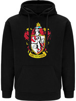 Harry Potter - Gryffindor Logo Black Hoodie