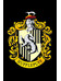 Harry Potter - Hufflepuff Logo Black Hoodie