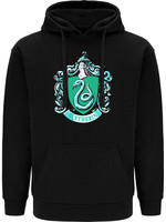 Harry Potter - Slytherin Logo Black Hoodie