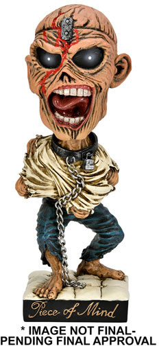 Iron Maiden Head Knocker - Piece of Mind Eddie Bobble-Head