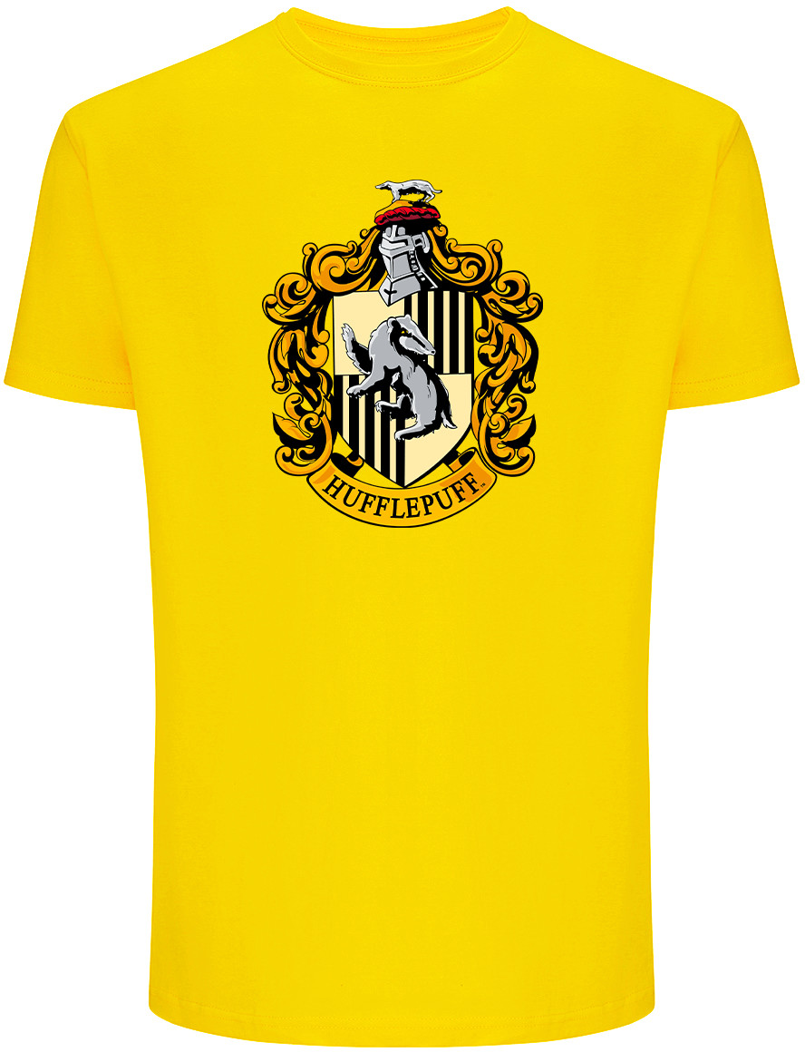 Läs mer om Harry Potter - Hufflepuff Logo Yellow T-shirt