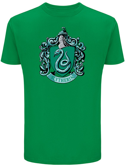 Harry Potter - Slytherin Logo Green T-shirt