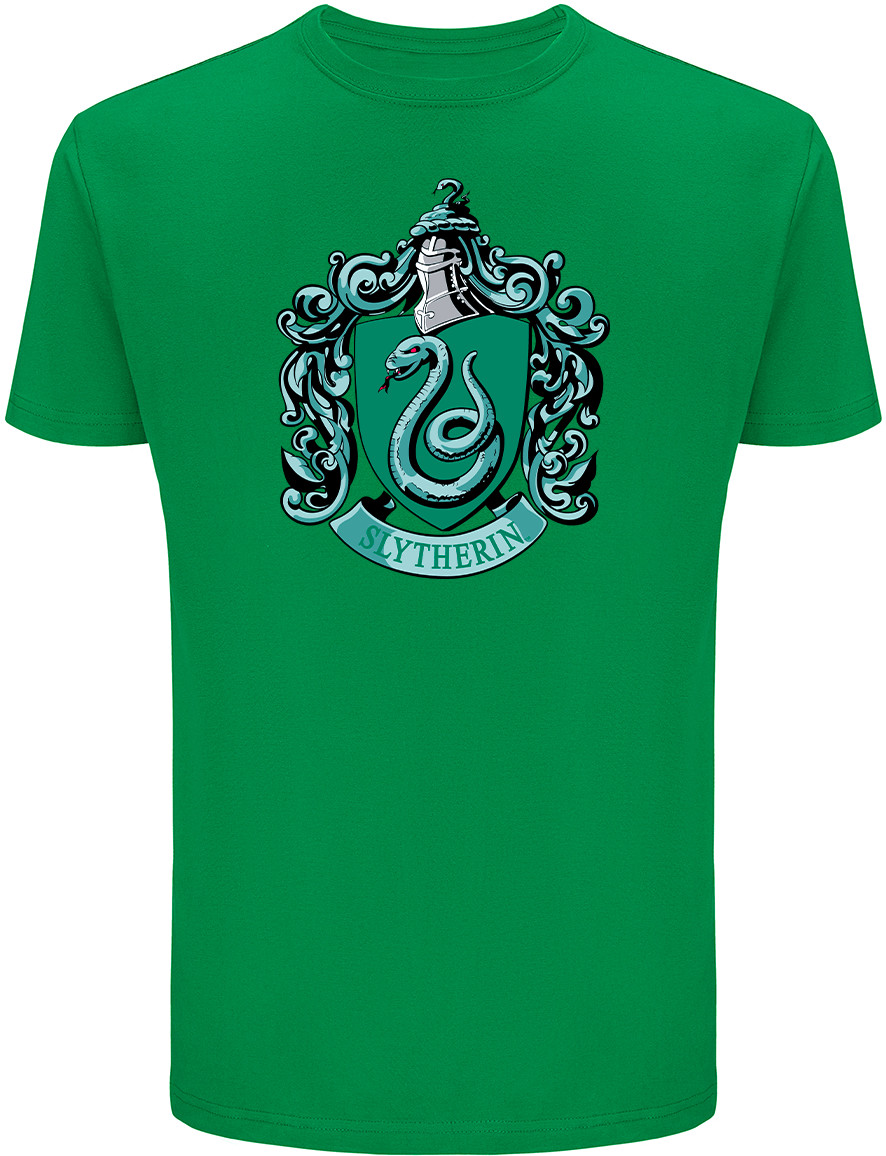 Läs mer om Harry Potter - Slytherin Logo Green T-shirt