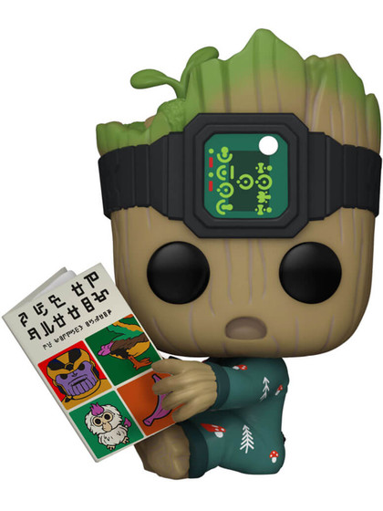 Funko POP! Marvel Studios: I Am Groot - Groot in Onesie (Reading)