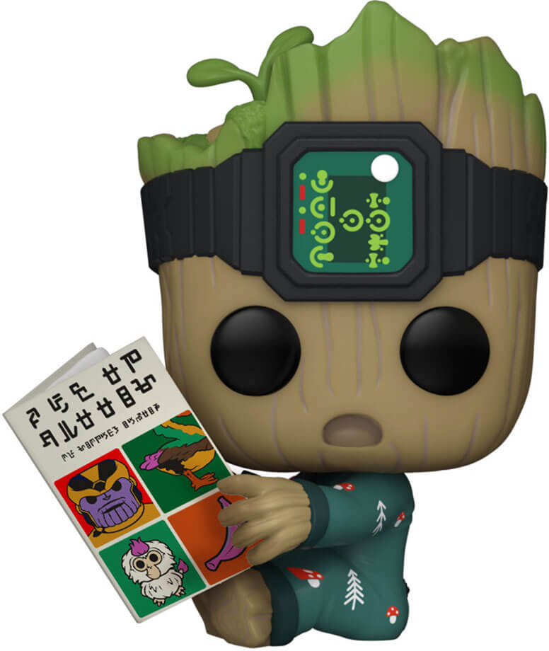 Läs mer om Funko POP! Marvel Studios: I Am Groot - Groot in Onesie