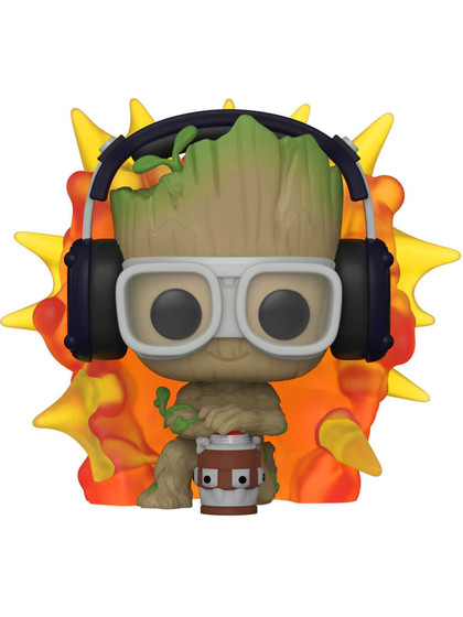 Funko POP! Marvel Studios: I Am Groot - Groot with Detonator