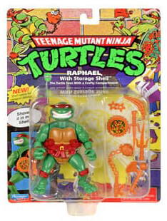 Läs mer om Turtles Classic - Raphael With Storage Shell