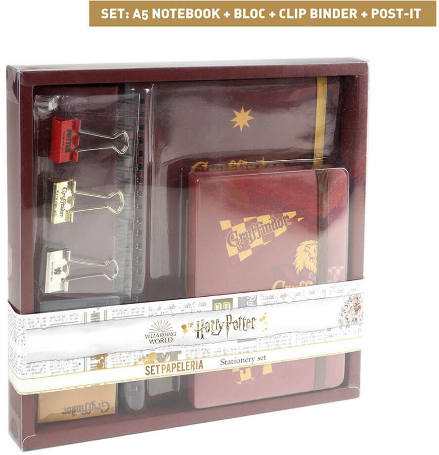 Läs mer om Harry Potter - Gryffindor Stationery Set