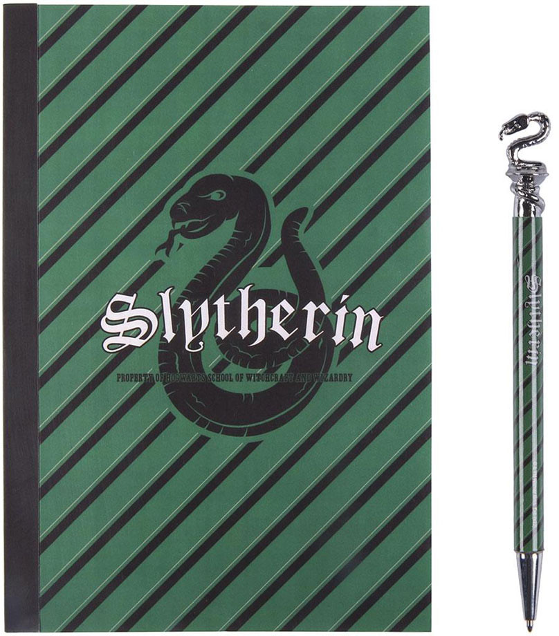 Harry Potter - Slytherin Green Stationery Set