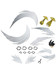 Dragon Ball Z - Son Goku's Effect Parts Accessories Set - S.H. Figuarts