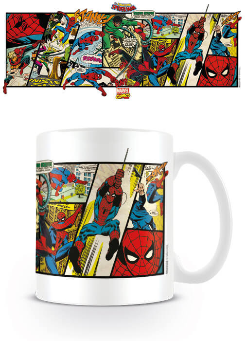 Läs mer om Marvel - Spider-Man Panels Mug
