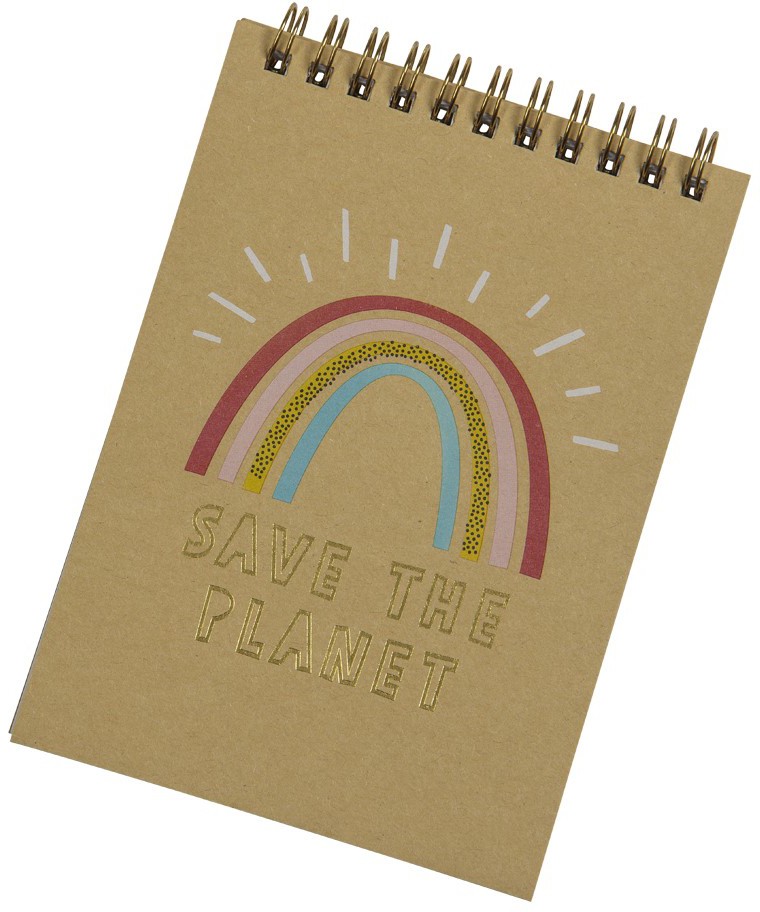 Save the Planet Spiral Notebook