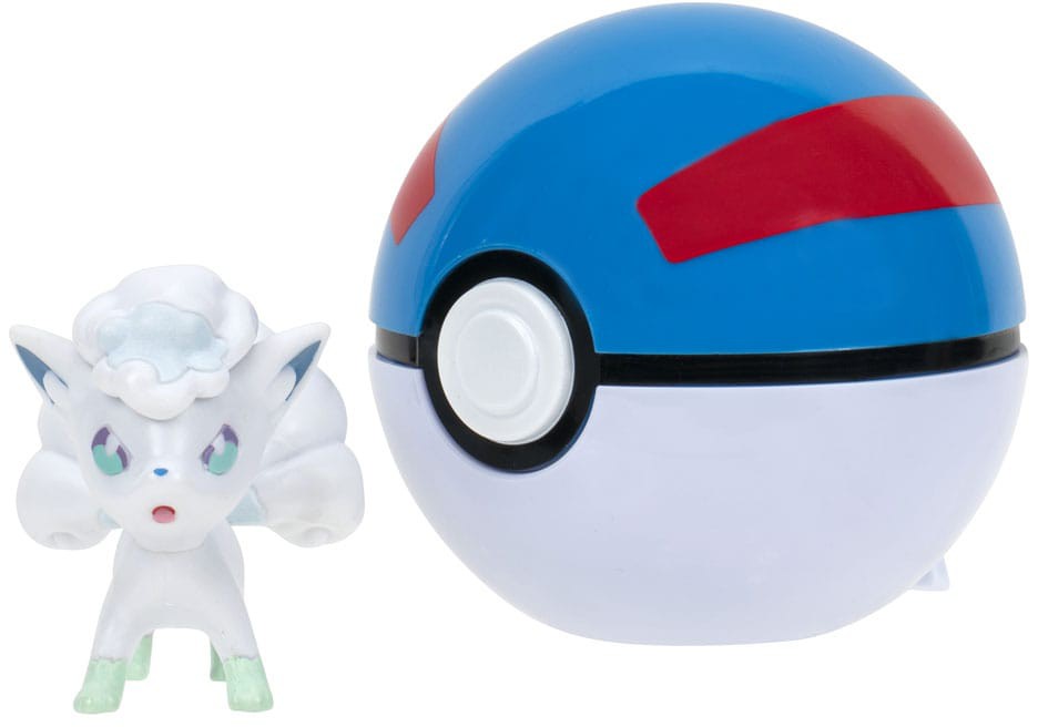 Pokémon: ClipnGo Poké Balls - Alolan Vulpix & Poké Ball