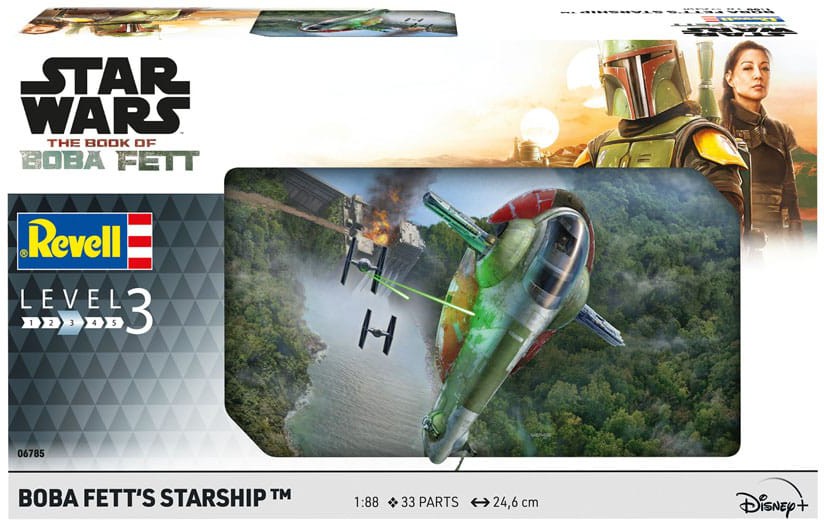 Läs mer om Star Wars - Boba Fetts Starship Model Kit