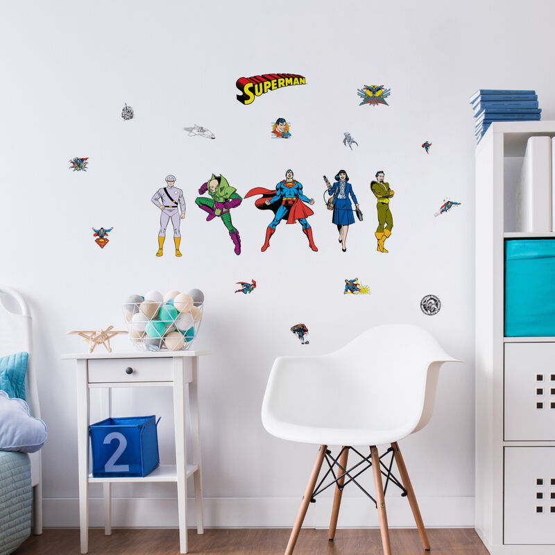 Läs mer om DC Comics - Superman Wall Stickers