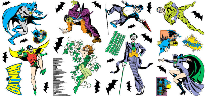 Läs mer om DC Comics - Batman Wall Stickers
