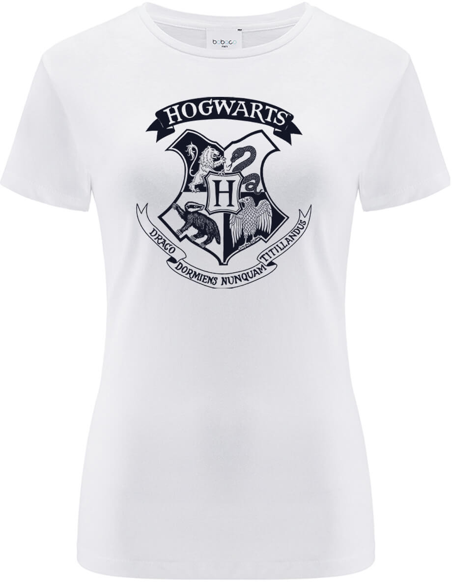 Läs mer om Harry Potter - Hogwarts White Womens T-shirt