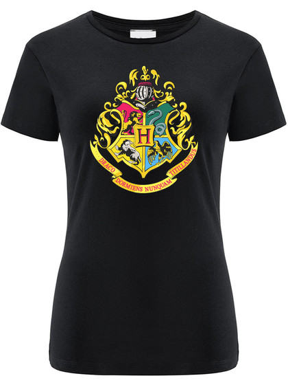 Harry Potter - Hogwarts Black Women's T-shirt