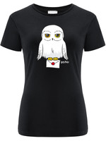 Harry Potter - Hedwig Black Women's T-shirt 