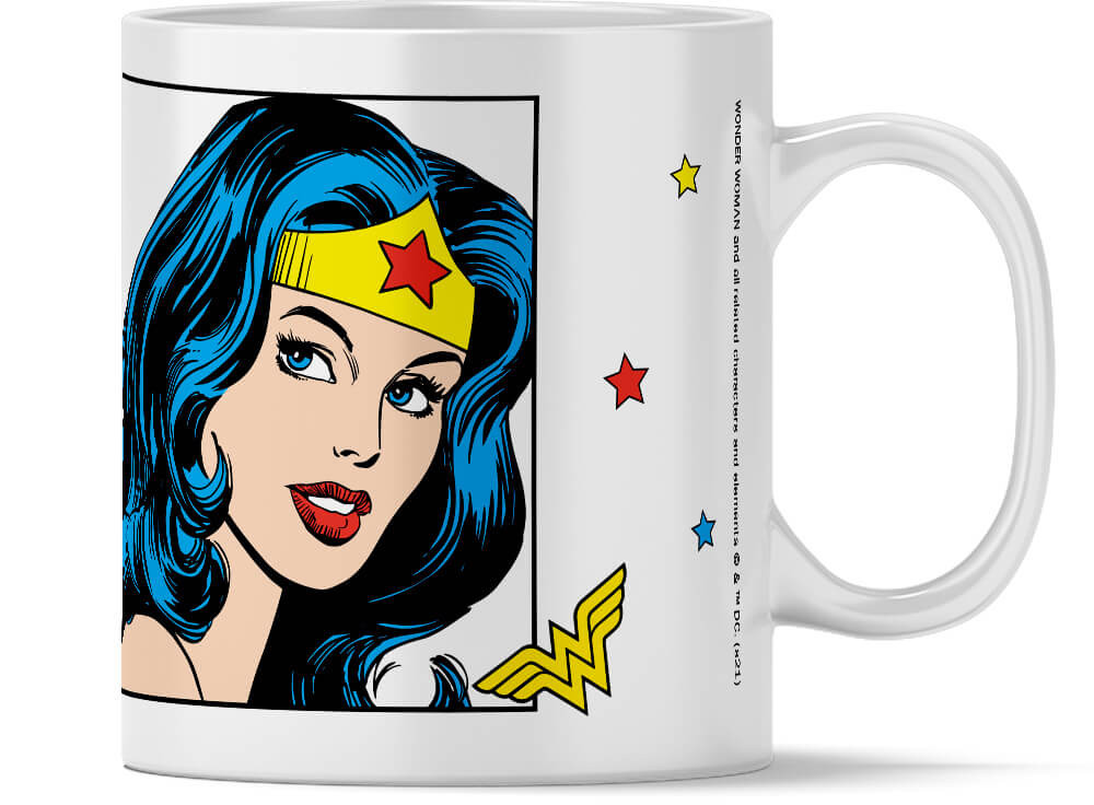 Läs mer om DC Comics - Wonder Woman Vit Mugg