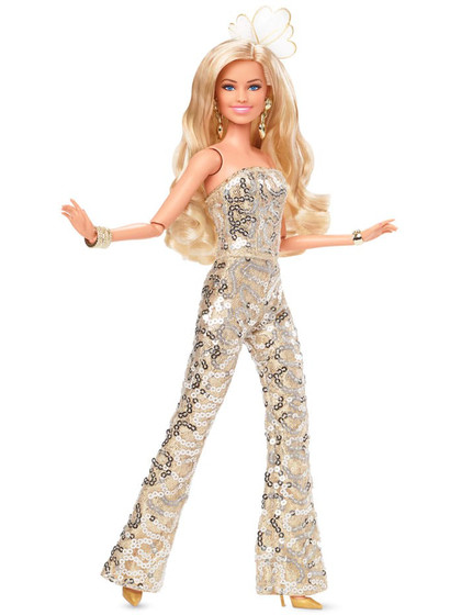 Barbie: The Movie - Barbie in Gold Disco Jumpsuit